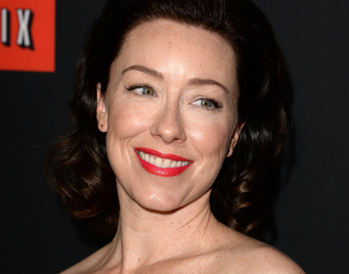 LOS ANGELES, CA - FEBRUARY 13:  Actress Molly Parker arrives at the special screening of Netflix's "House of Cards" Season 2 at the Directors Guild of America on February 13, 2014 in Los Angeles, California.  (Photo by Jason Merritt/Getty Images)